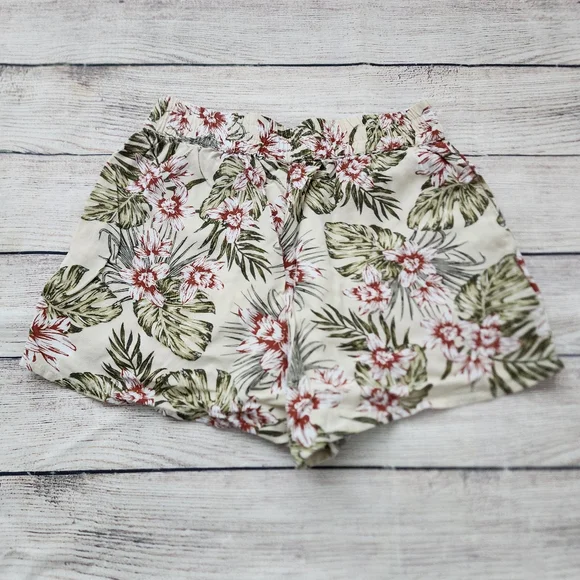 Volcom Not Real Shore Shorts Set Tropical Green Tea Girls S 7/8 - Picture 9 of 12